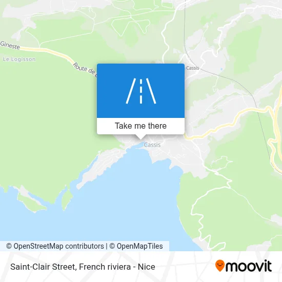 Rue Saint-Clair map