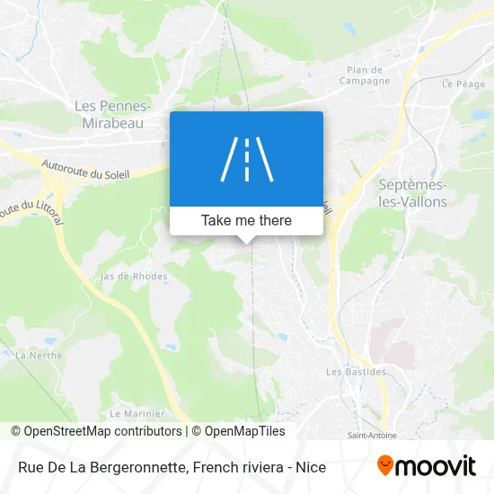 Rue De La Bergeronnette map
