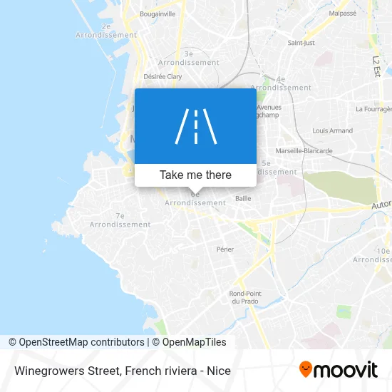 Rue Des Vignerons map