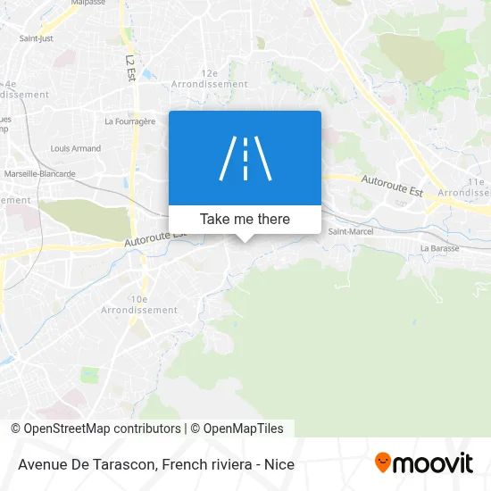 Avenue De Tarascon map