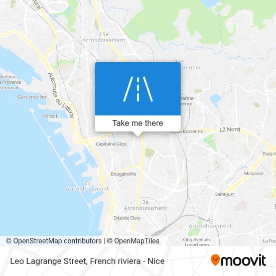 Rue Léo Lagrange map
