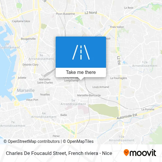 Rue Charles De Foucauld map