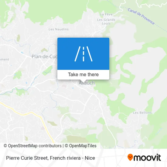 Mapa Rue Pierre Curie