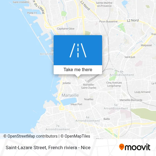 Rue Saint-Lazare map