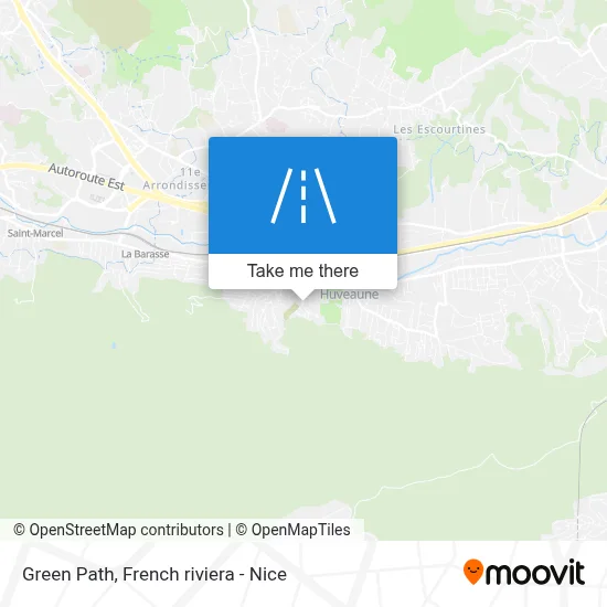 Chemin Vert map