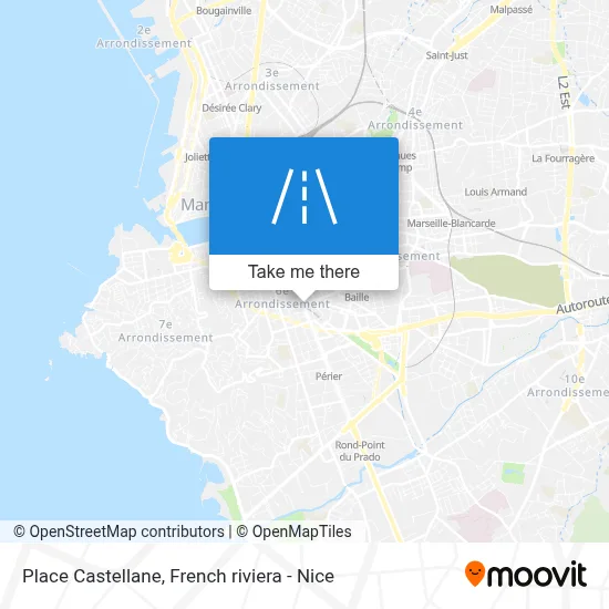 Place Castellane map