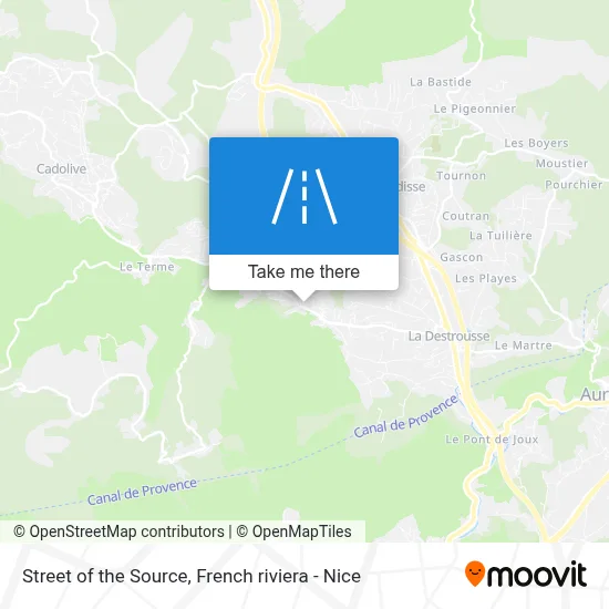 Mapa Rue De La Source