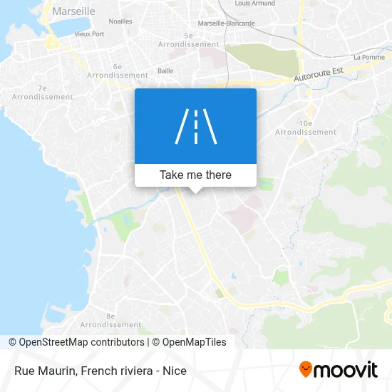 Mapa Rue Maurin