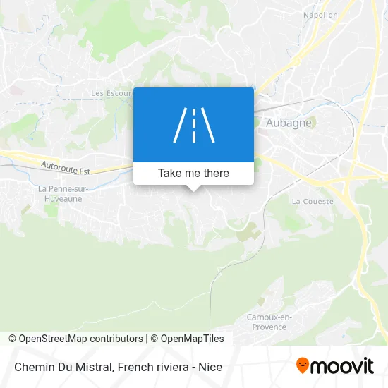 Chemin Du Mistral map