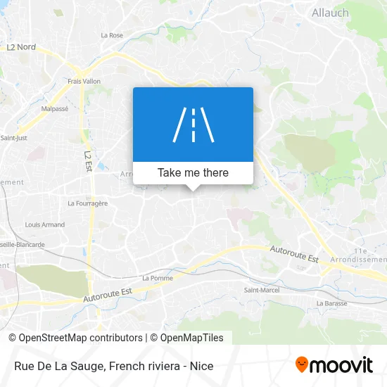 Rue De La Sauge map