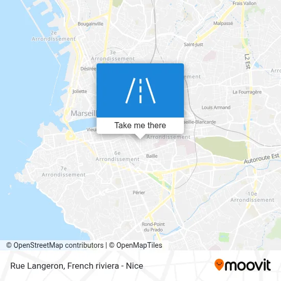 Rue Langeron map