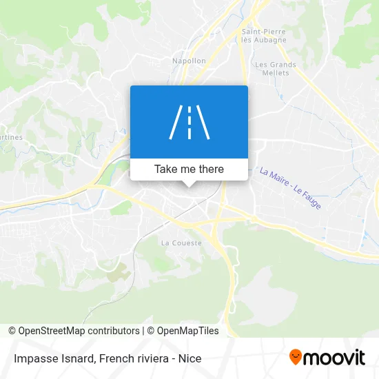 Impasse Isnard map