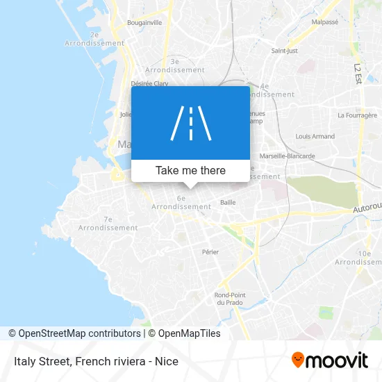 Rue D'Italie map