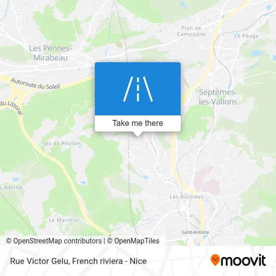 Rue Victor Gelu map