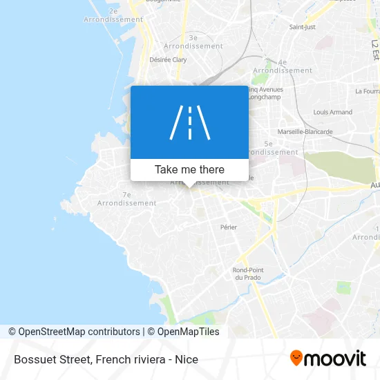 Rue Bossuet map