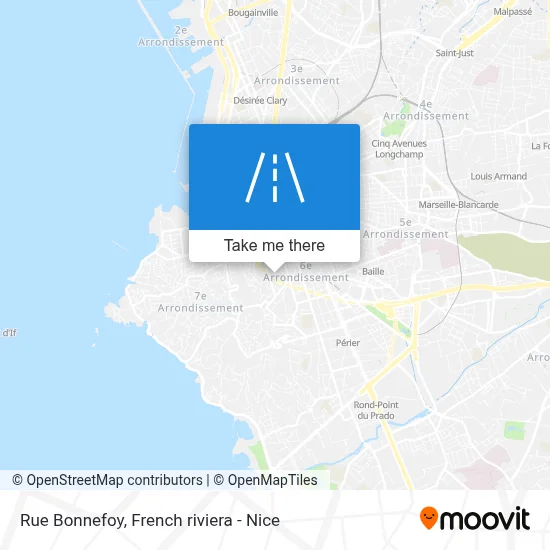Mapa Rue Bonnefoy