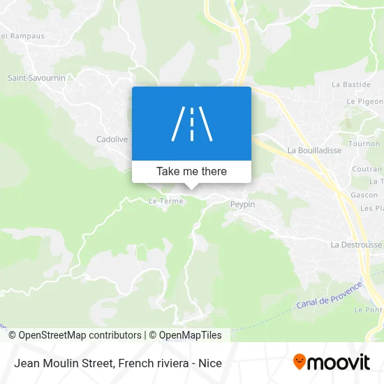 Mapa Rue Jean Moulin