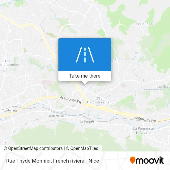 Rue Thyde Monnier map