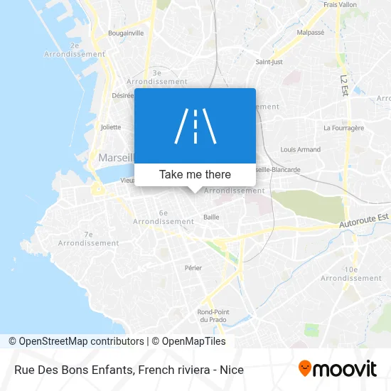 Rue Des Bons Enfants map