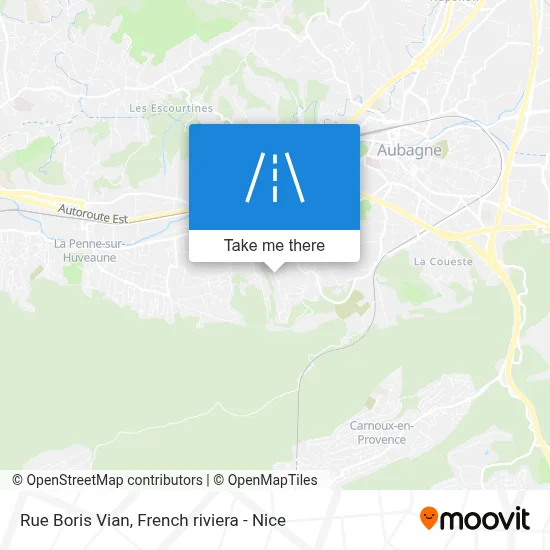 Rue Boris Vian map