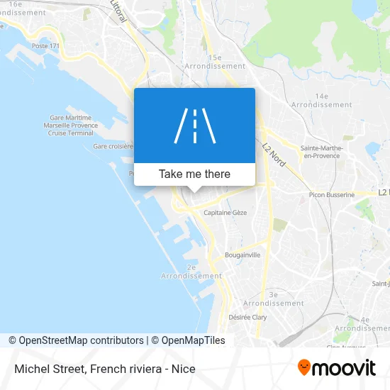 Rue Michel map