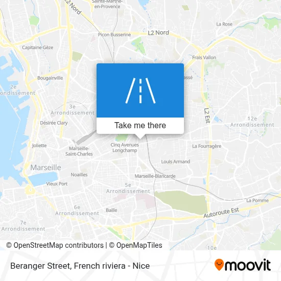 Rue Béranger map