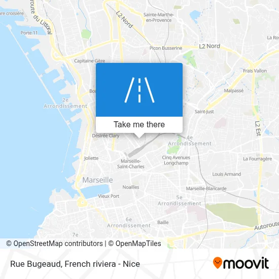 Rue Bugeaud map