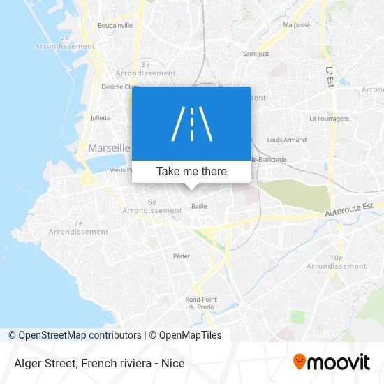 Rue D'Alger map