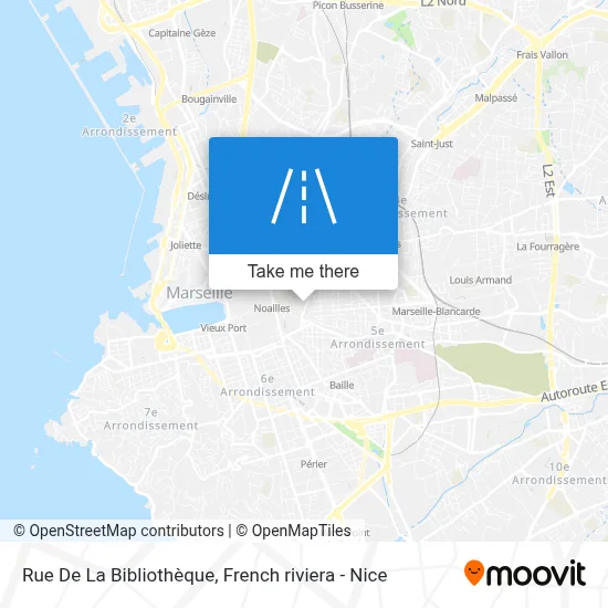 Rue De La Bibliothèque map