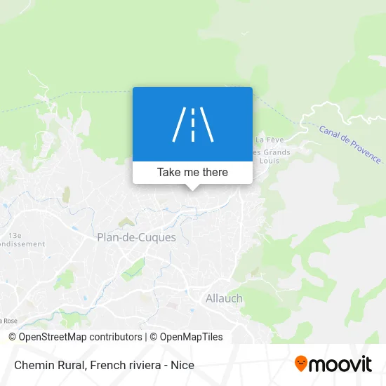 Chemin Rural map
