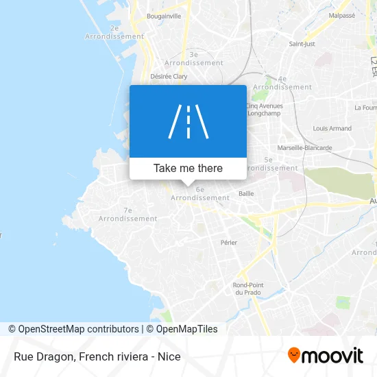 Mapa Rue Dragon