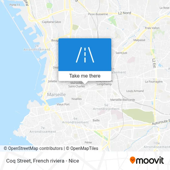 Rue Du Coq map