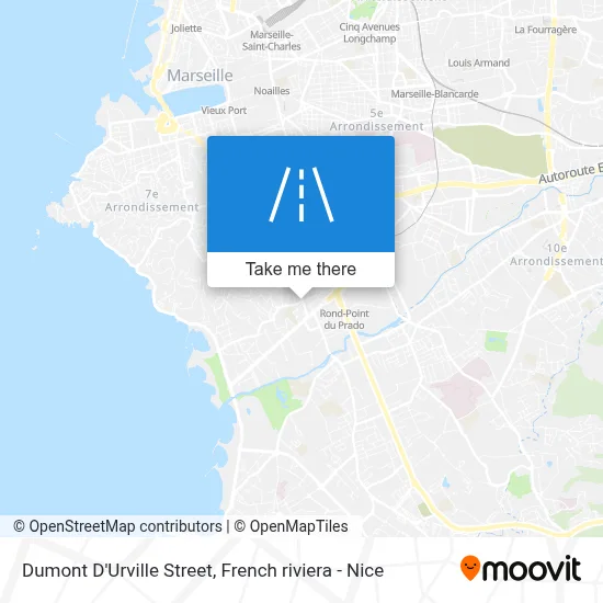 Rue Dumont D'Urville map