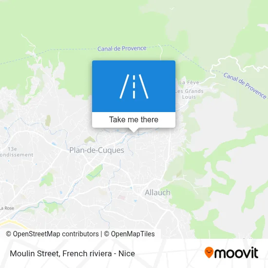 Mapa Rue Du Moulin