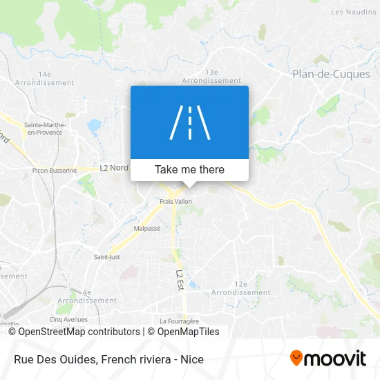 Rue Des Ouides map