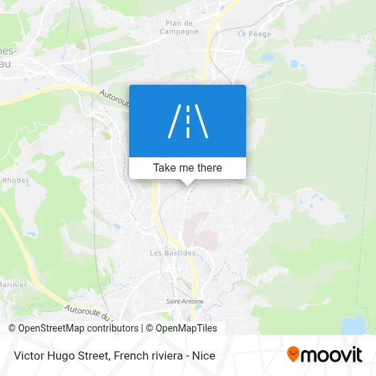 Mapa Rue Victor Hugo