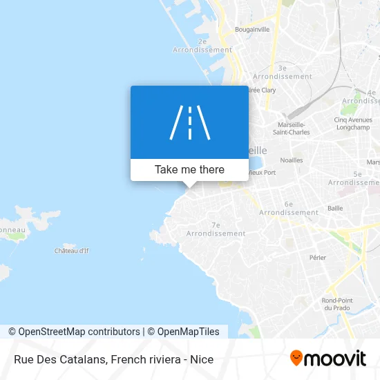 Rue Des Catalans map