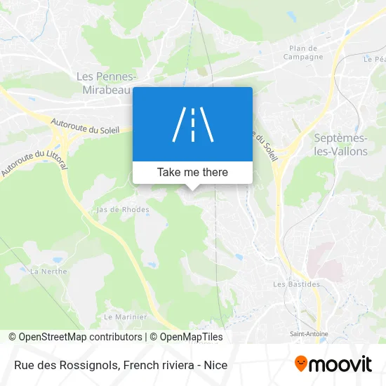 Rue Des Rossignols map