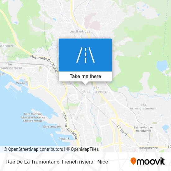 Rue De La Tramontane map