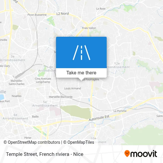 Mapa Rue Du Temple