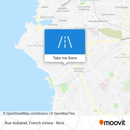 Rue Aubanel map