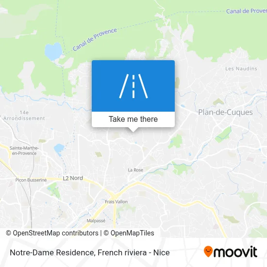 Résidence Notre-Dame map
