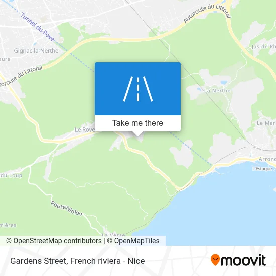 Rue Des Jardins map