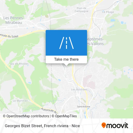 Rue Georges Bizet map