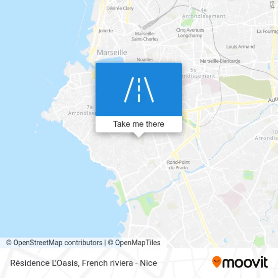 Résidence L'Oasis map