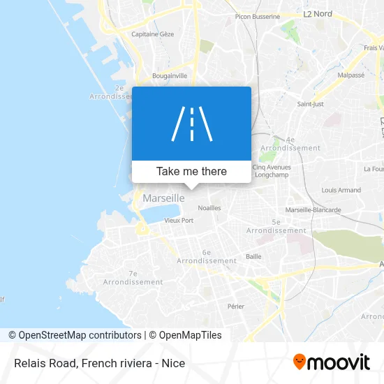Mapa Rue Du Relais