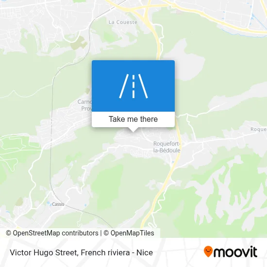 Mapa Rue Victor Hugo