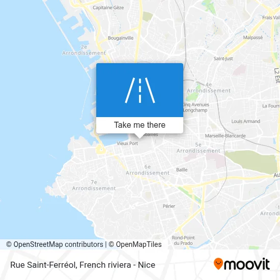 Rue Saint-Ferréol map