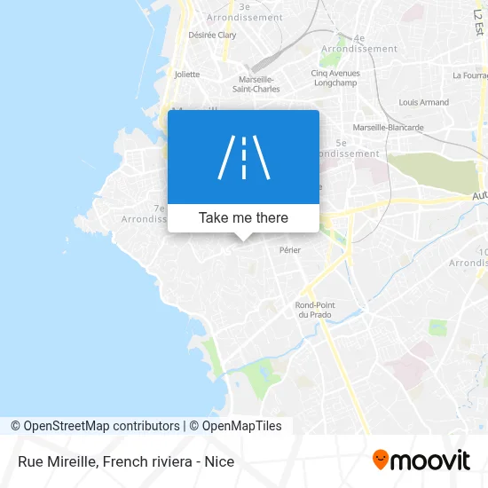 Rue Mireille map