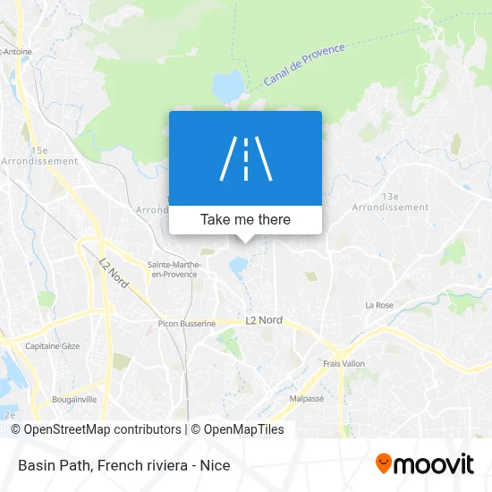 Chemin Du Bassin map